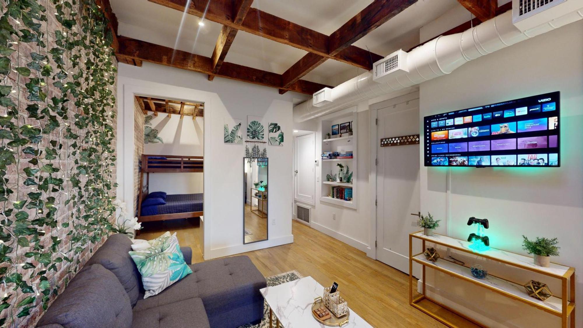 Chic Penthouse 15 Minutes From Nyc - Bus Stop At Doorstep Hoboken Esterno foto
